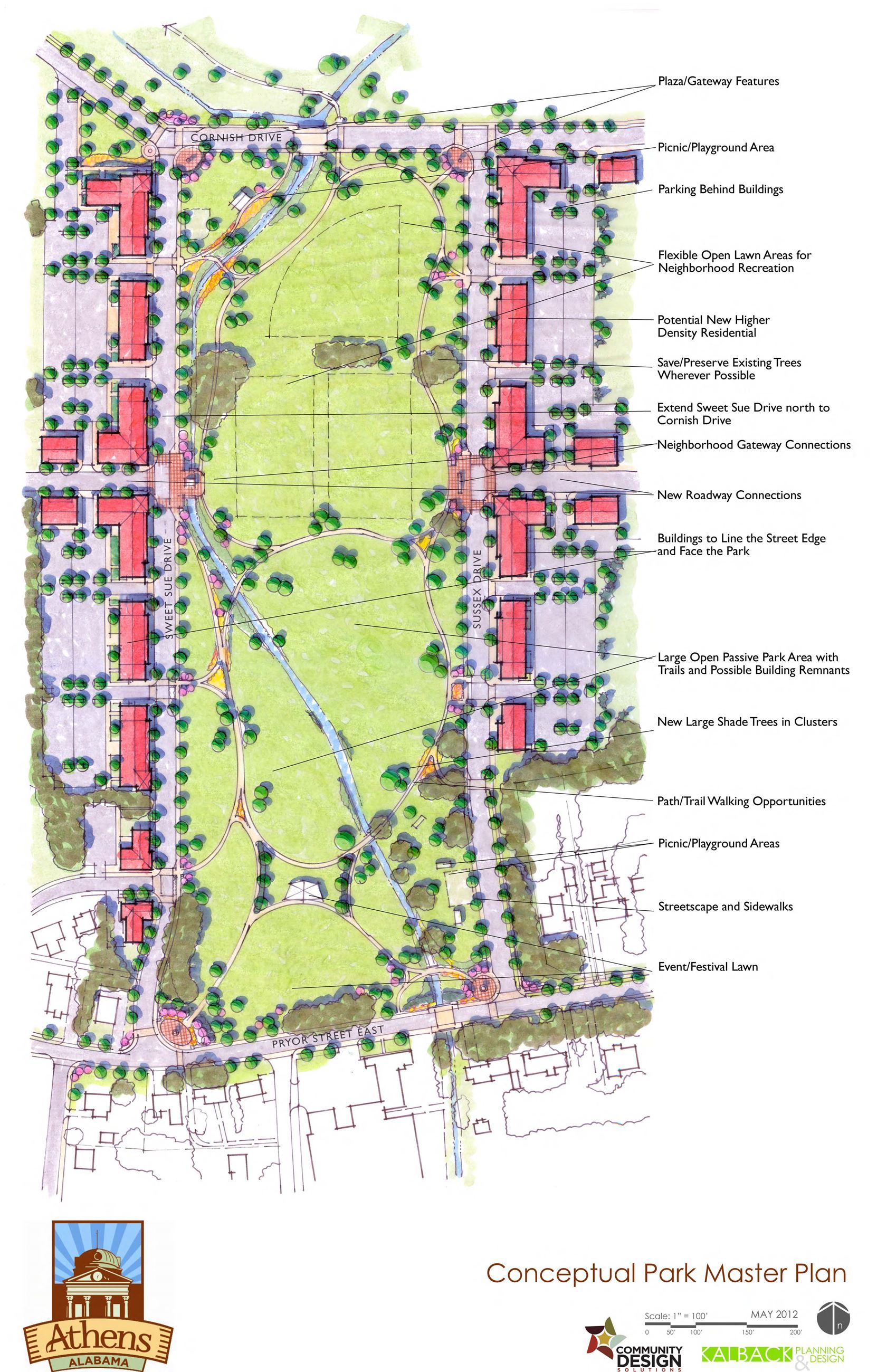 Conceptual Master Plan Map